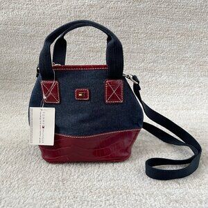 NWT Tommy Hilfiger Denim Mini Crossbody Shoulder Purse Bag